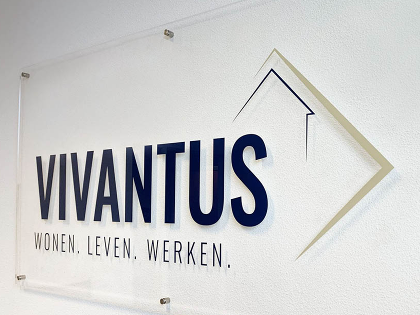 Vivantus Wonen Leven Werken Hoofdkantoor Bord